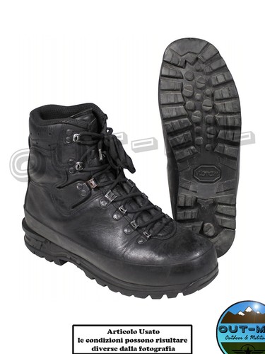 Scarpa scarpone pelle nero - in,