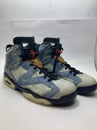 Nike air jordan washed denim - nike, 6